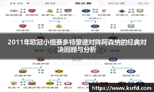 2011年欧冠小组赛多特蒙德对阵阿森纳的经典对决回顾与分析